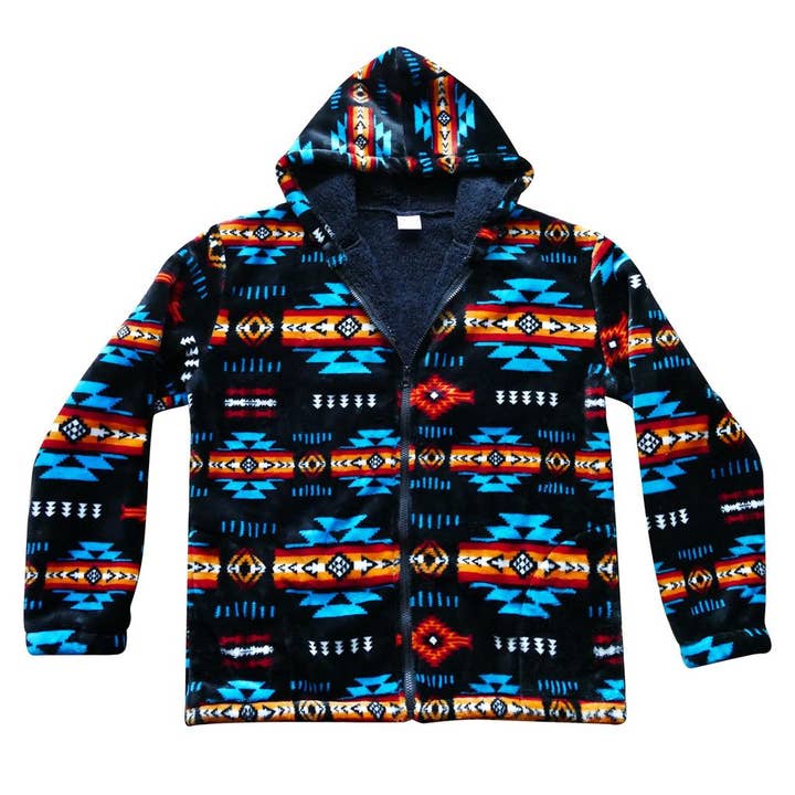 Western Linens - Wholesale Jacket - Women's - Sherpa Navajo Jackets6