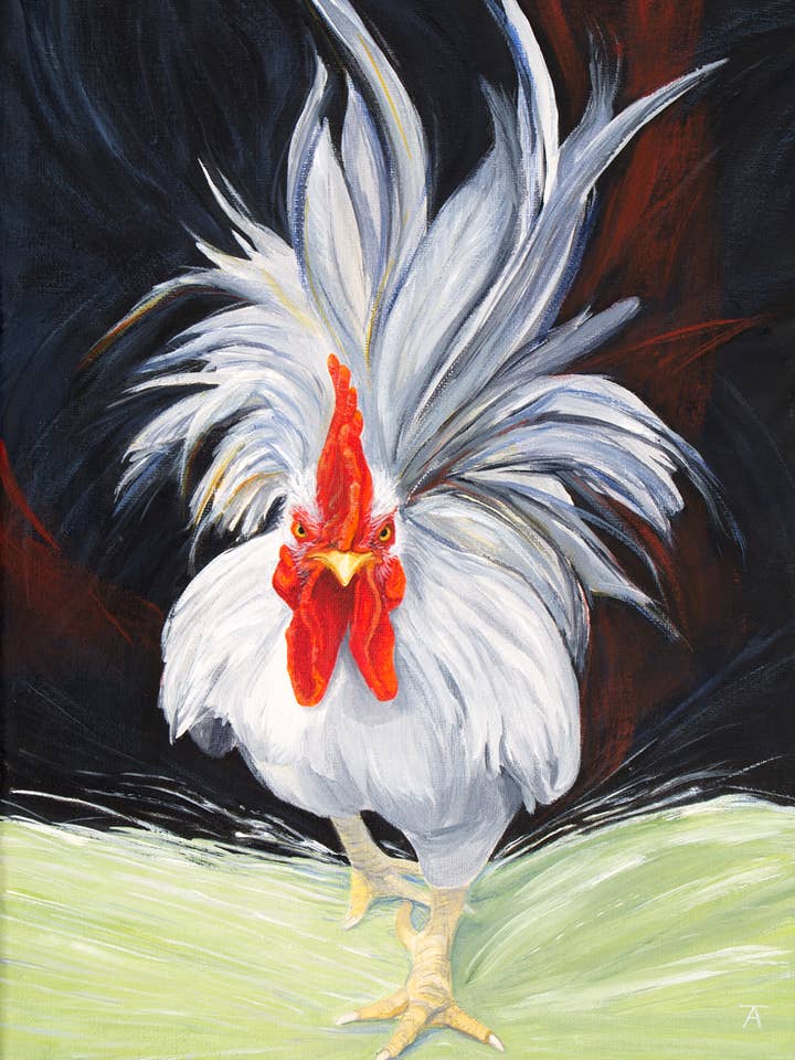 I Feel The Earth Move - Chicken Print for wholesale by Tracy L Anderson