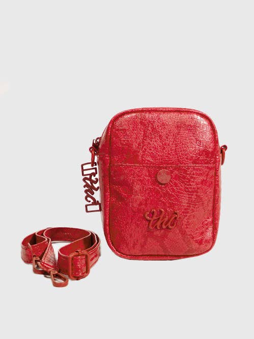 Schultertasche aus Leder für die Nationalmannschaft von Trinidad und Tobago — Eröffnungsfeier der Olympischen Spiele 2024 in Paris für den Großhandel von hideout