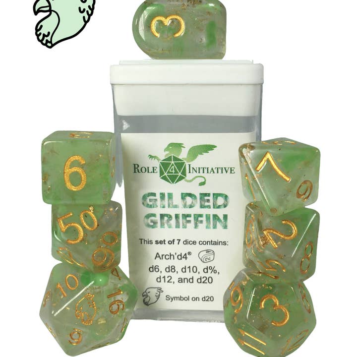Diffusion Gilded Griffin - Set of 7 w/ Griffin Head symbol for wholesale by Role 4 Initiative