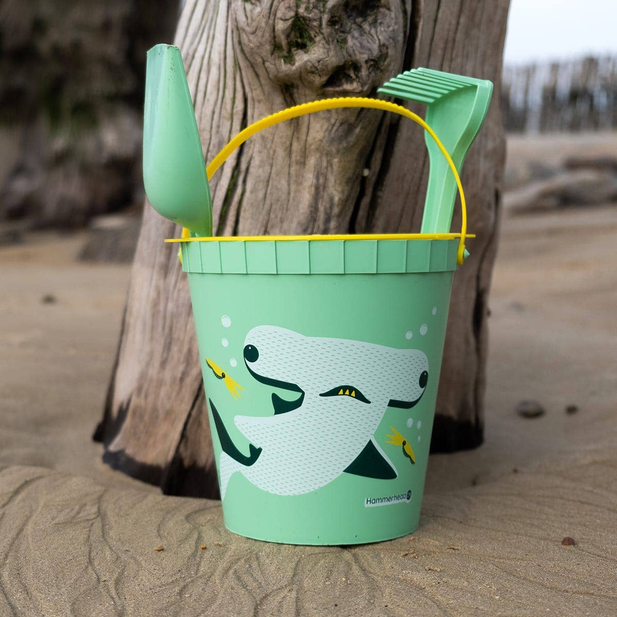 Coq En Pate - Wholesale Beach/Pool Toy - Kids & Baby - Children's beach toy, eco-friendly bucket - Hammerhead Shark4