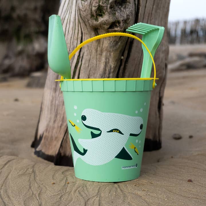 Coq En Pate - Wholesale Beach/Pool Toy - Kids & Baby - Children's beach toy, eco-friendly bucket - Hammerhead Shark4