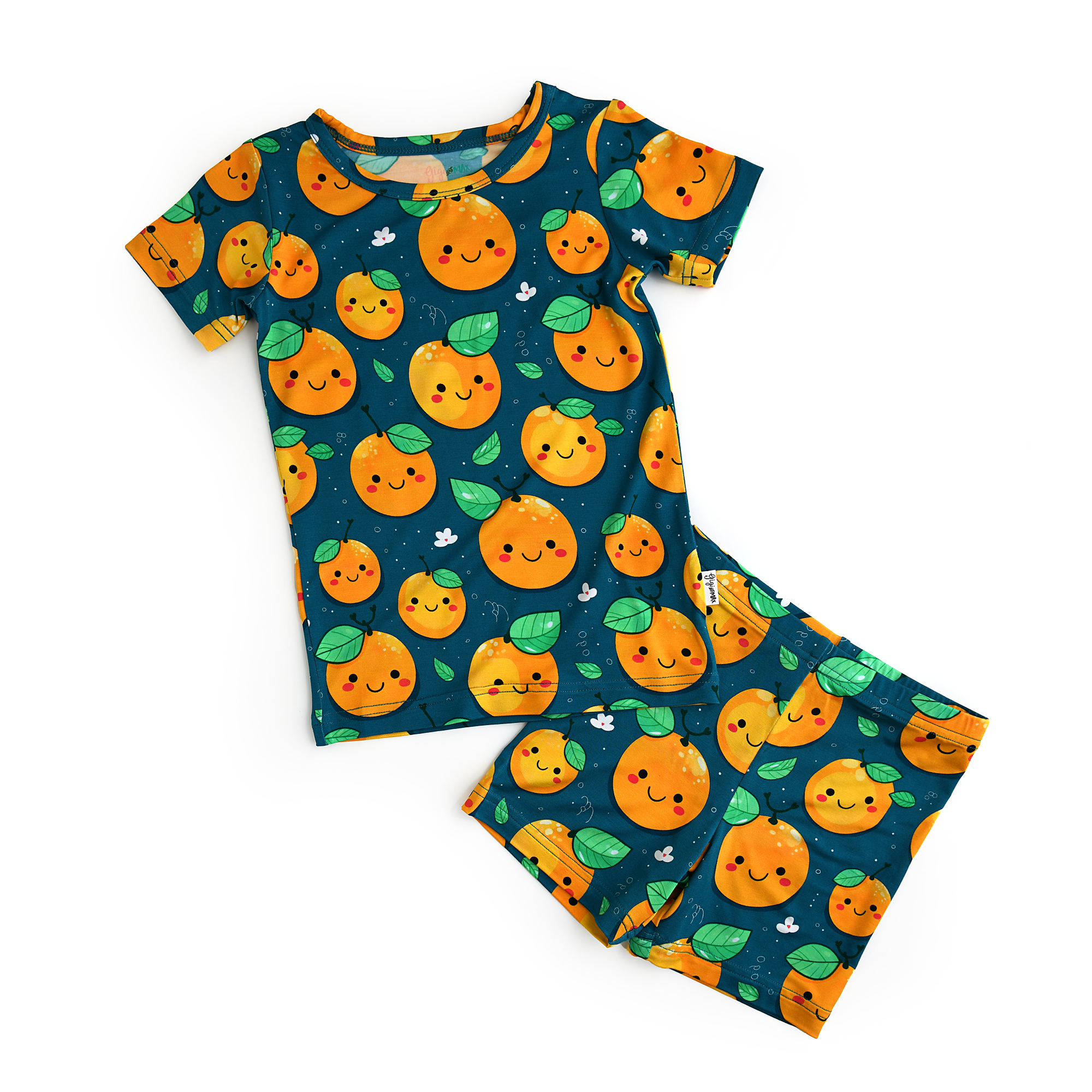 Gigi and Max – wholesale Pyjamasset - Barn – Bambu Pyjama Barnkläder Sleepies Småbarnshorts 2PC Set Cutie0