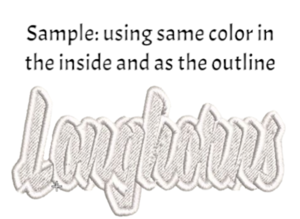 Wholesale Applique - Wholesale Patch - CUSTOM: Any Word or Mascot, Names, Embroidered Iron on Patch1