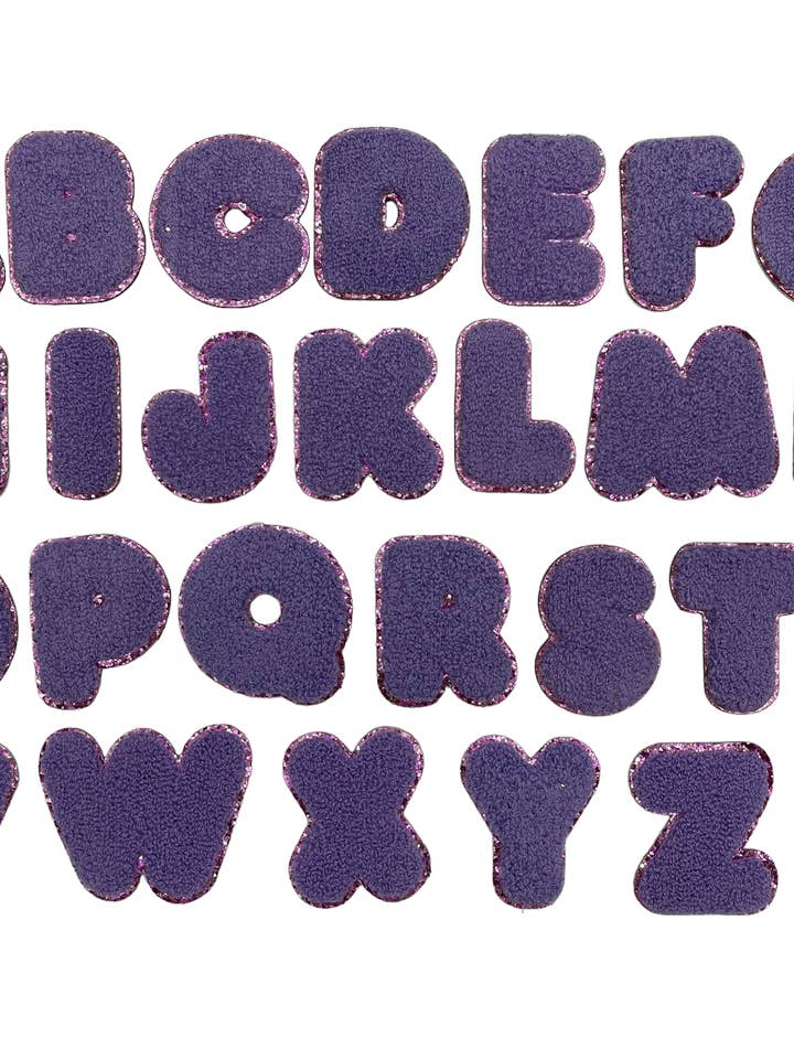 Bubble Letters Periwinkle 5CM - Adhesive Sticker for wholesale by Three Hearts & Co./EMO & CO.