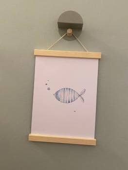 Pesce con stampa A4 per la vendita all'ingrosso da parte di m.ART – Miriam Popov