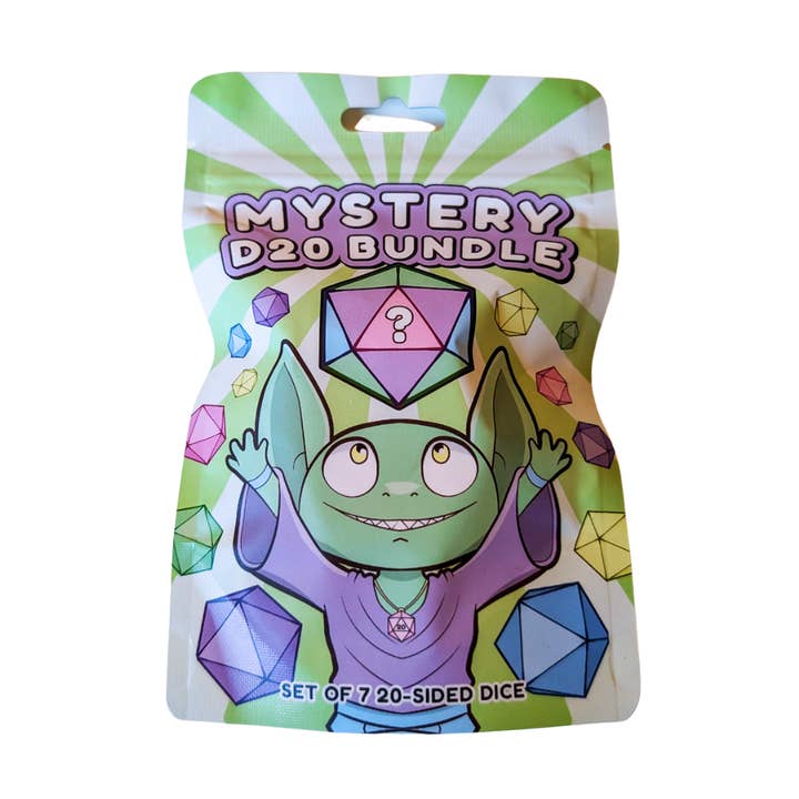 Mystery D20 Bundle Bag for wholesale by Mystery Dice Goblin