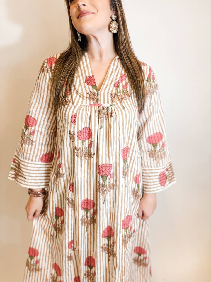 Heart of Grace - Wholesale Dress - Women's - Autumn Breeze Caftan Dress