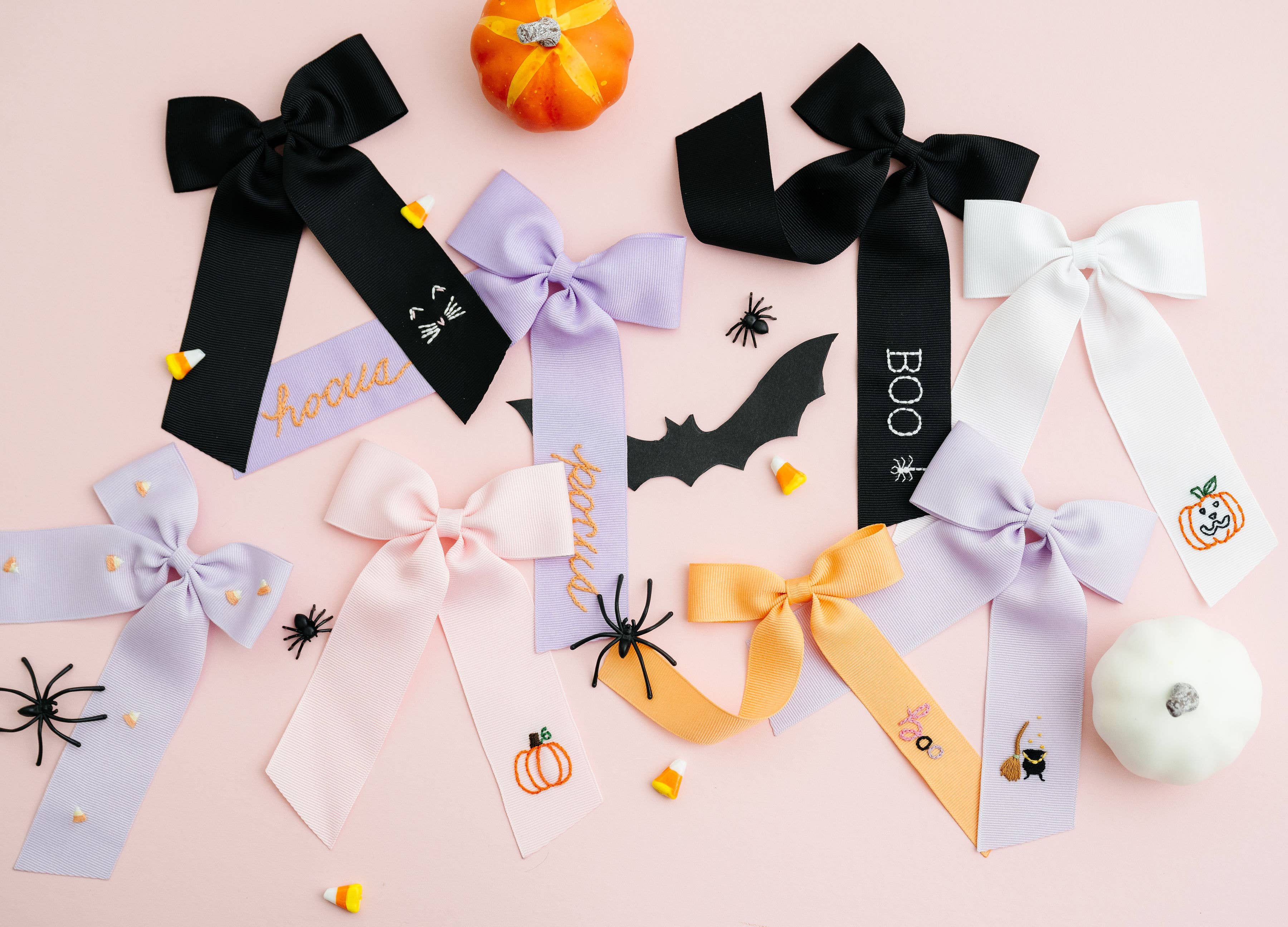 Winn and William - Vente Nœud pour cheveux – enfant - Arc de citrouille3