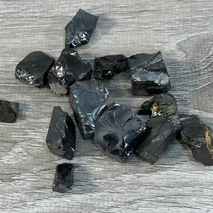 Keystone Crystals - Vente Pierre et cristal de spiritualité - Lot en gros de pierres brutes d’élite Shungite – 100 grammes2