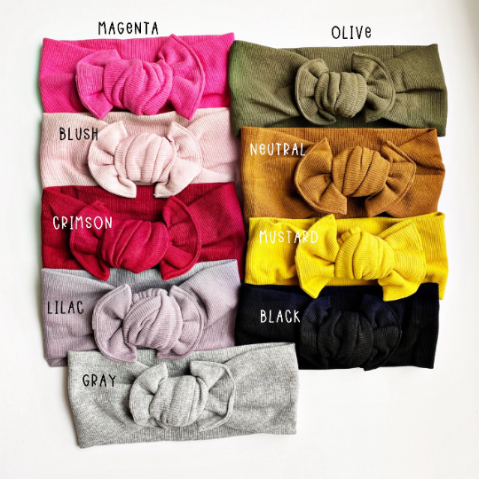 Golden Dot Lane - Wholesale Fashion Headband - Baby - Thick Ribbed Headband1