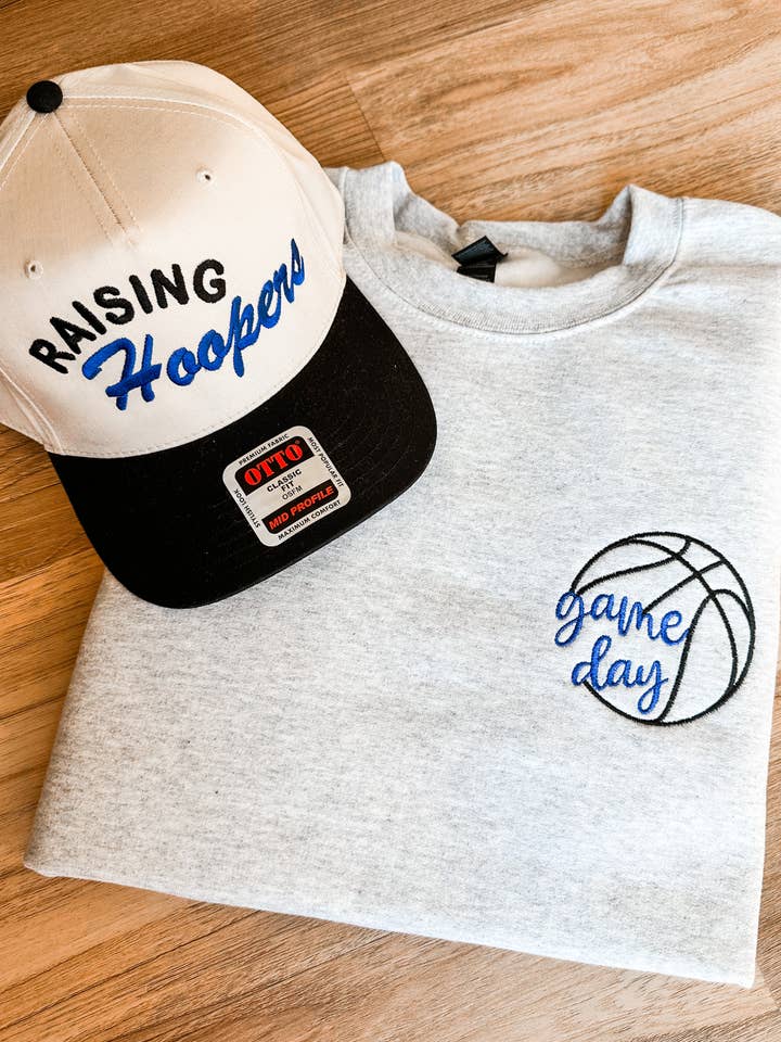 Game Day Basketball ROYAL Blue Thread for wholesale by D&E Tees