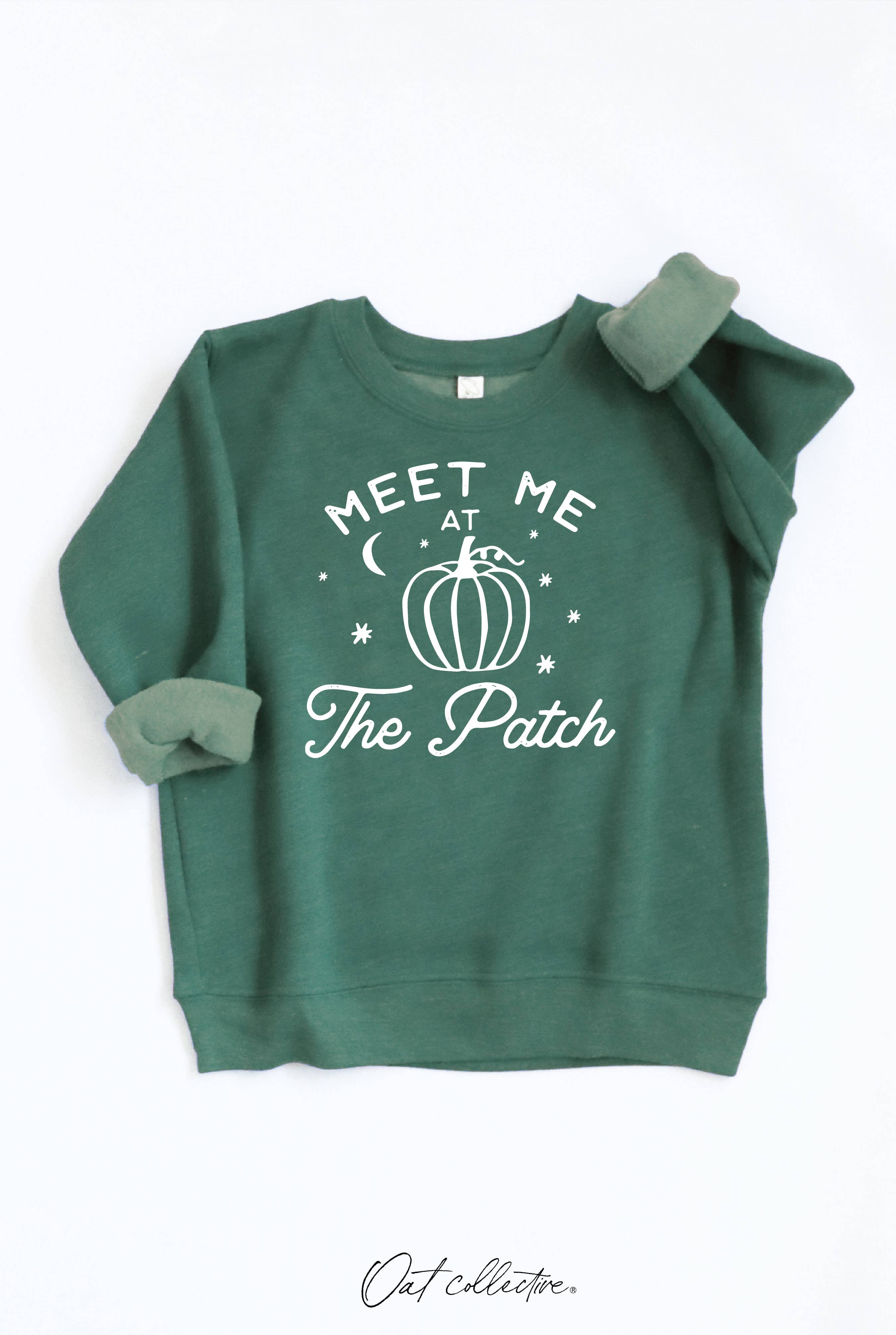 OAT COLLECTIVE - Wholesale Sweatshirt - Kinderen - MEET ME AT THE PATCH Sweatshirt met grafische print voor peuters, uniseks8
