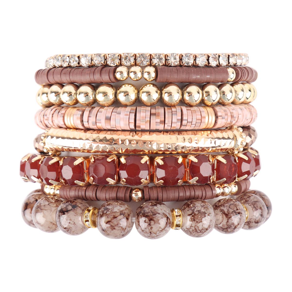 MYS Wholesale Inc - Vente Bracelet de perles - Bracelet extensible à breloques Fimo Ccb Mix4