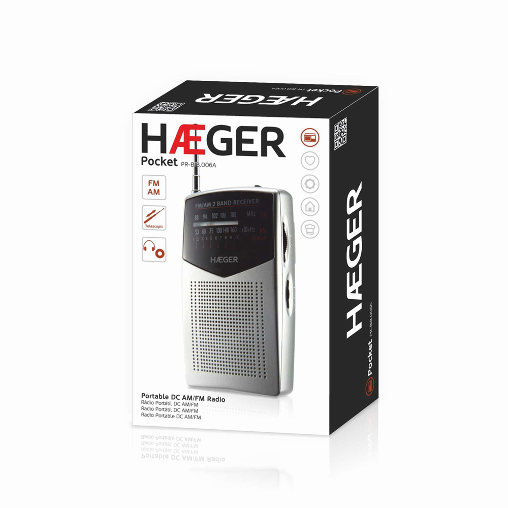 Haeger - Wholesale Small/Handheld Appliance - Pocket Radio - AM/FM2
