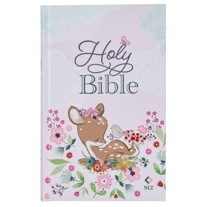 Bible NLT Infant Hardcover, Pink for wholesale by Christian Art Gifts