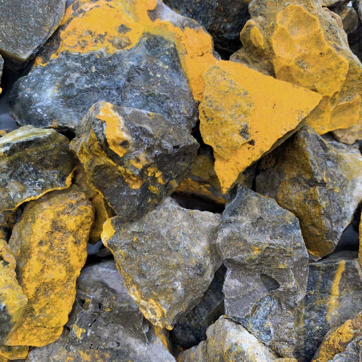 Fantasia Mining - Wholesale Spiritual Stone/Crystal - Rough Bumblebee Jasper - Indonesia- Raw Natural Stones (1lb)