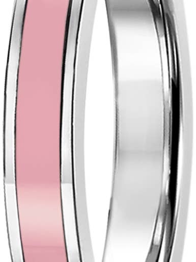 Angel Pink Enamel ring for wholesale by CAPRICCI