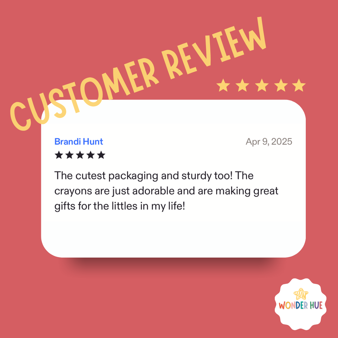 Wonder Hue Crayon Co. - Wholesale Crayons - Kids & Baby - Glitter Mermaid Crayons, Non-Toxic Kids Art Supplies10