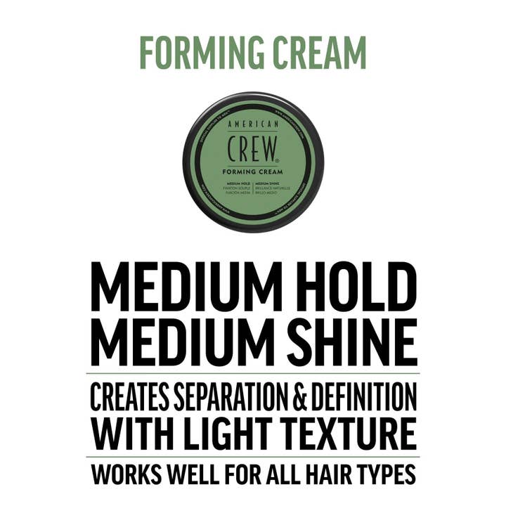 KT Supply - Wholesale Hair Styling Gel/Mousse - American Crew Men's Hair Forming Cream, 1.7 oz1