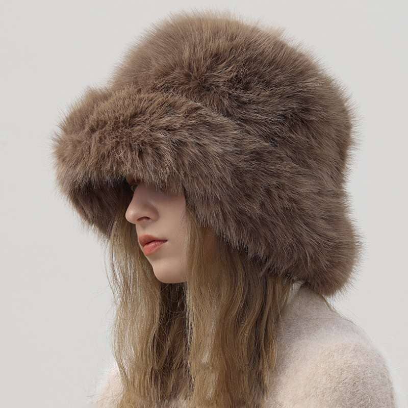 Crave by FW - Wholesale Bucket Hat - Women's - Faux Fur Bucket Hat11
