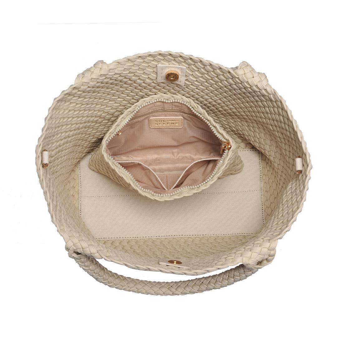 Sol and Selene - Wholesale Draagtas - Dames - Sky's The Limit - Medium Laced Up Eco-Edition Tas19