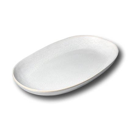 Bandeja ovalada Lily Valley para venta al por mayor de Carmel Ceramica