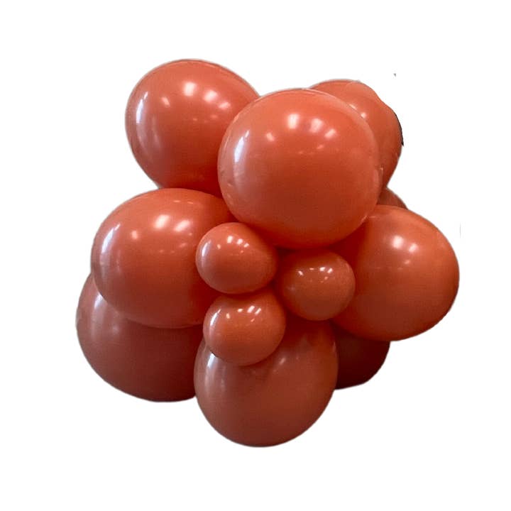 Ellie's Party Supply – wholesale Balloon – Premium Burnt Orange Terracotta Latex Balloon Cluster0