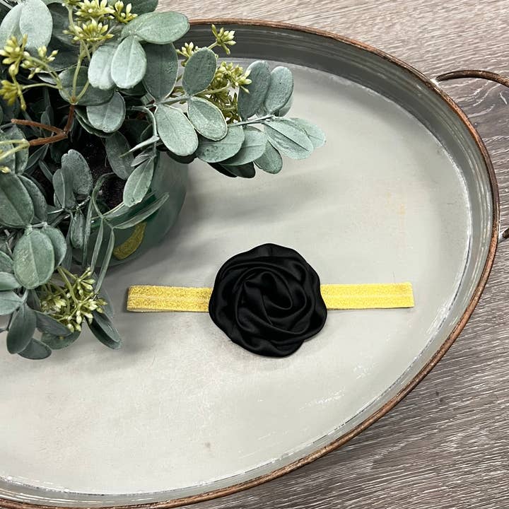 Two Cute Boutique LLC – Bandana - Crianças por atacado – Banda de cabeça rosa acetinado1