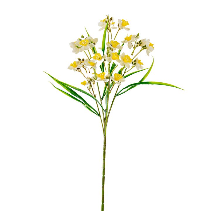 American Best - Vente Fleurs artificielles - Branche de jonquille de 31 pouces