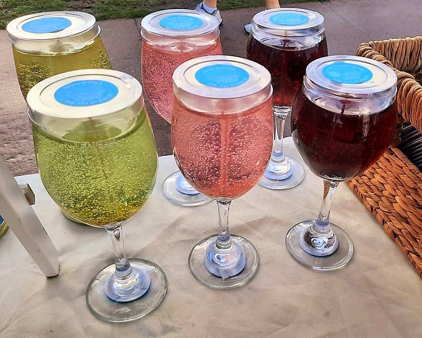 JEMS of the Sea - Wholesale Jar/Filled Candle - Best Selling Wine Scented Gel Candles - 12 Piece Sampler 1