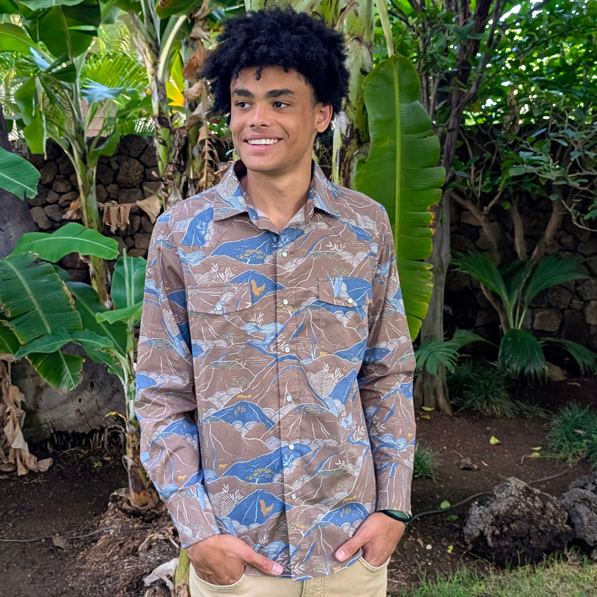 Western Aloha – Engroshandel Skjorte med buttondown – Mænd – Kohala4