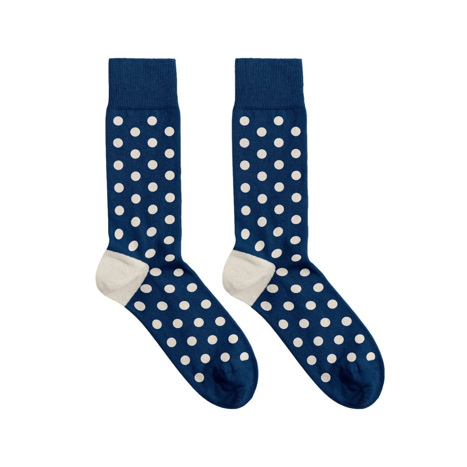 Oli Olsen – wholesale Socks – Men's – Billy Brown Socks | Men's Polka dot Socks | Blue & Grey
