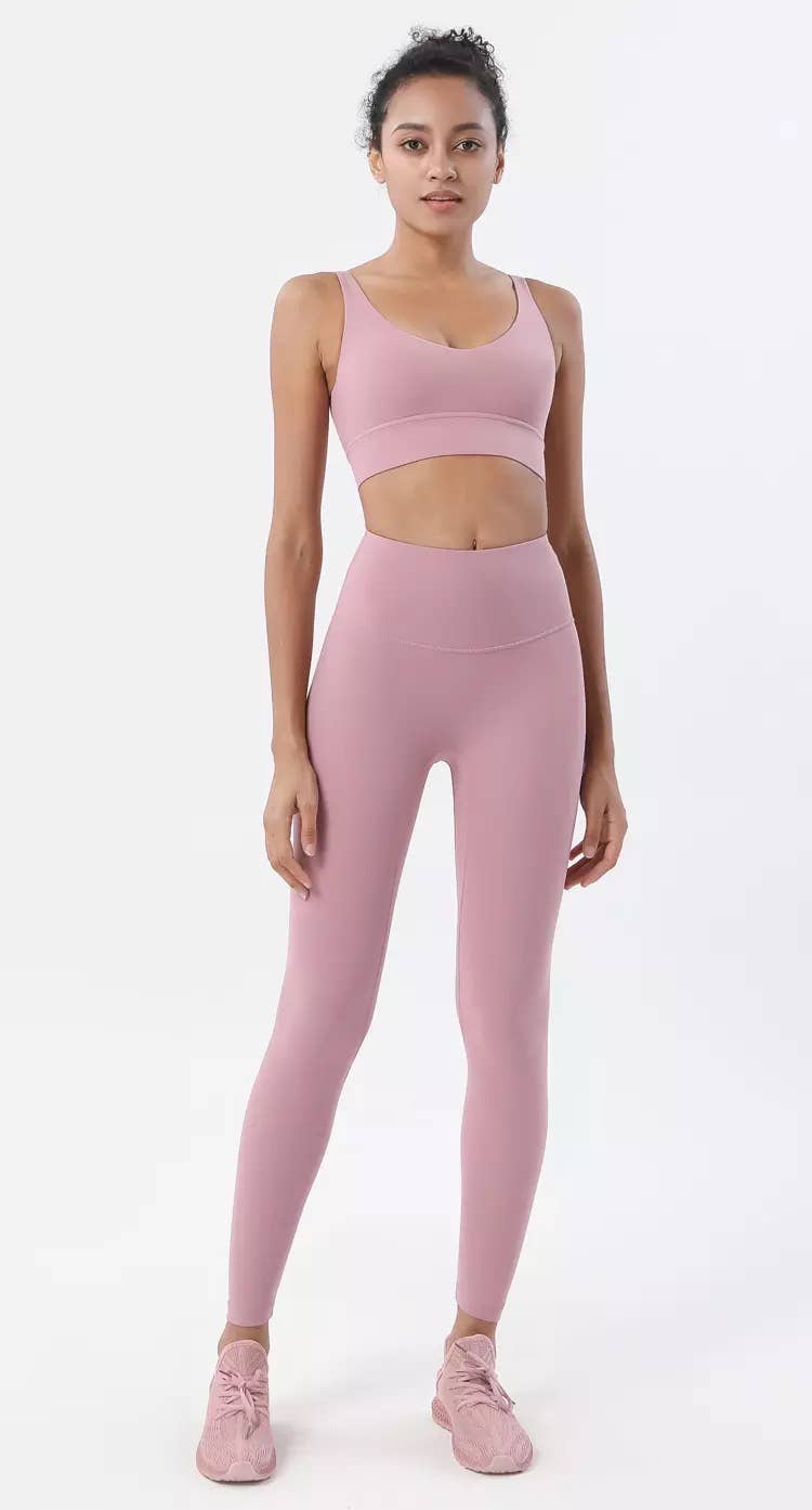 Belsize Activewear - Vendita all'ingrosso Completo sportivo - Donna - Set leggings e reggiseno sportivo ultra morbidi: il massimo comfort23