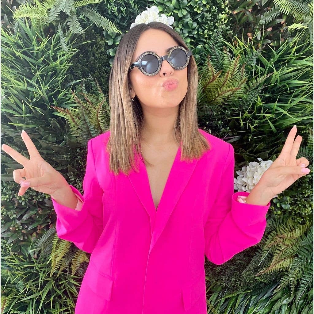 Gleam Eyewear - Wholesale Sunglasses - Women's - Future Is Female Sunglasses | Black10