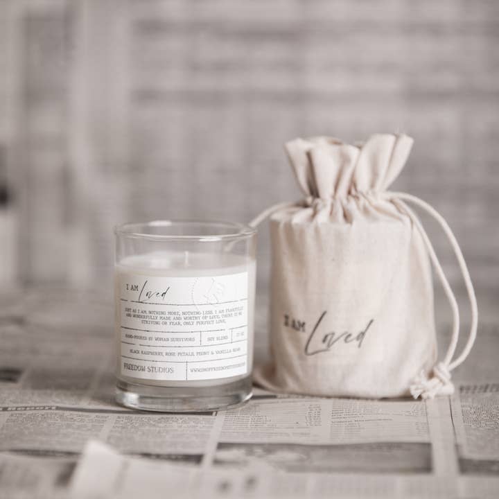 Freedom Studios - Wholesale Jar/Filled Candle - I AM Loved 7.5 oz Candle2