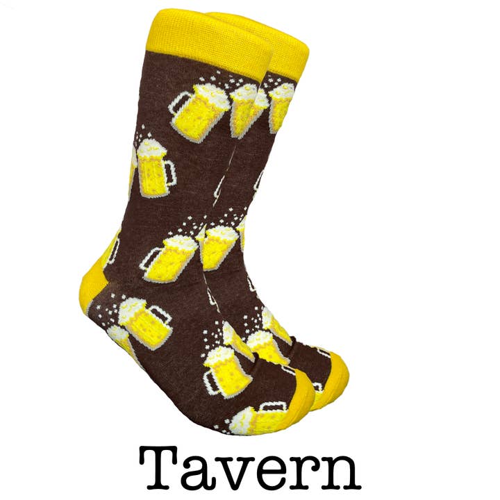 Poppy Lee Lane - Wholesale Socks - Men's - Tavern Everyday Men's Crazy Socks