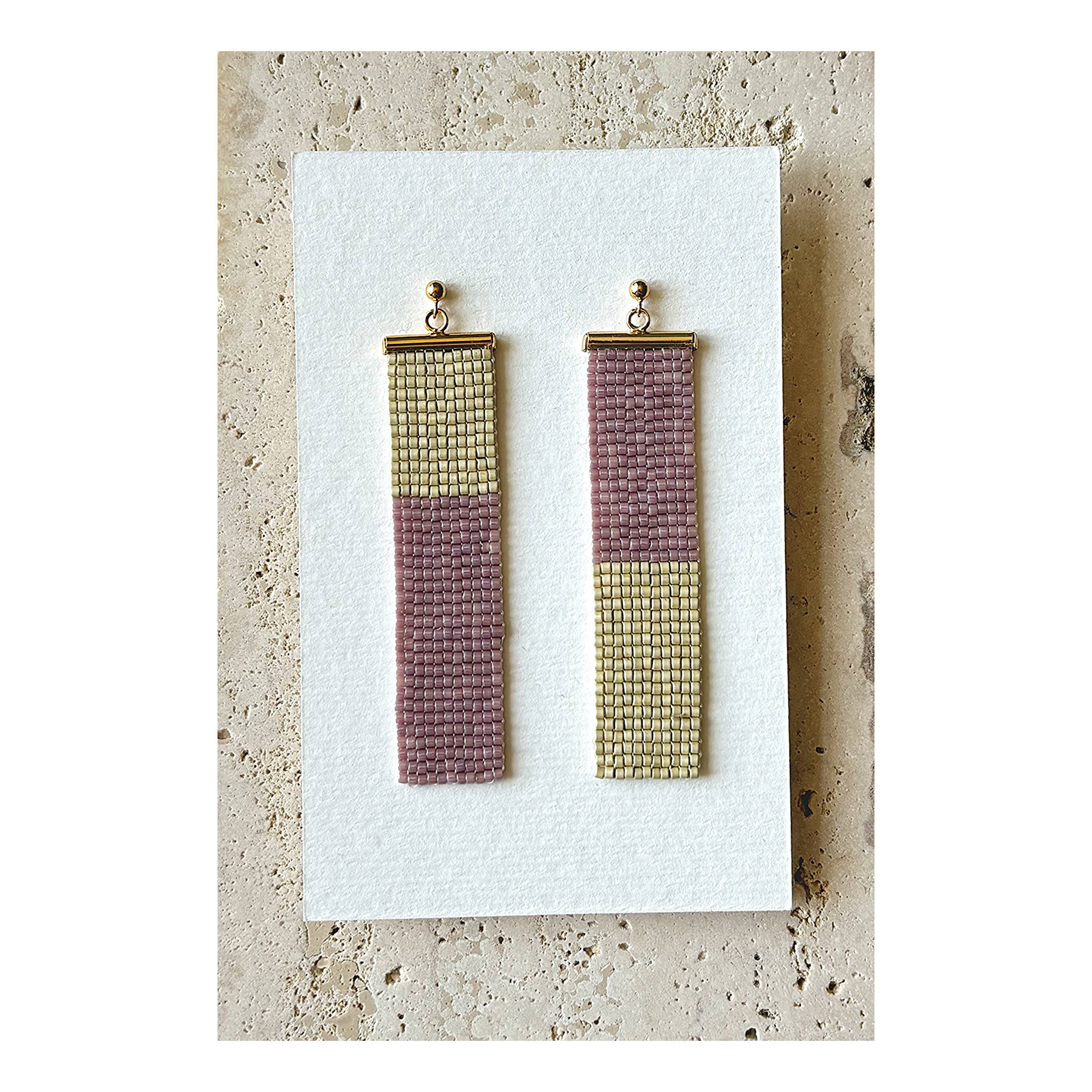 böje - Wholesale Dangle Earrings - Handwoven glass bead earrings