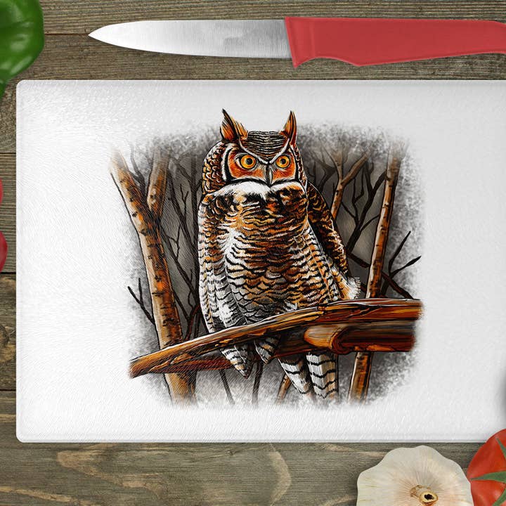 Owl Cutting Board for wholesale by Traci's Fun Creations