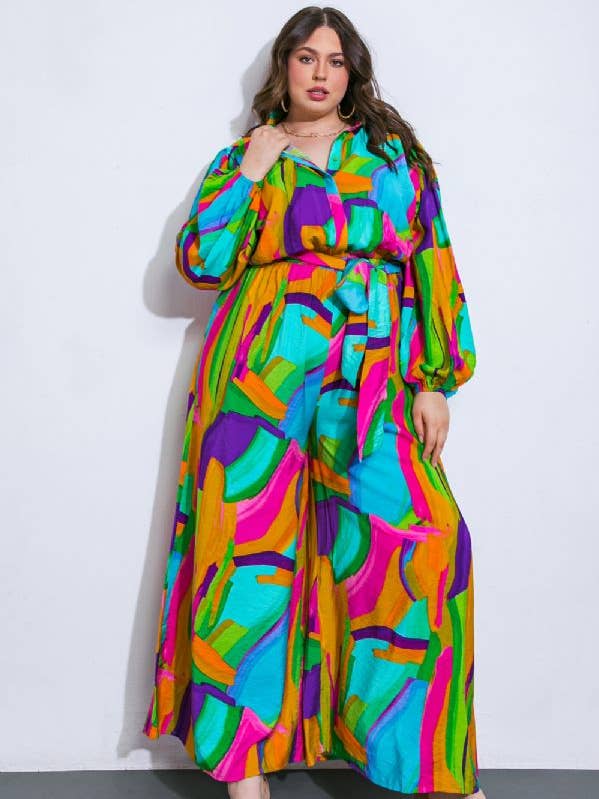 Un mono tejido estampado - IP8253-P para venta al por mayor de FLYING TOMATO