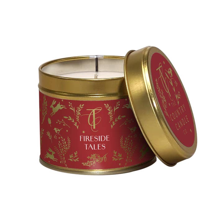 The Country Candle Co. - Wholesale Travel Candles - Enchanted Woodland-Fireside Tales Tin Candle0