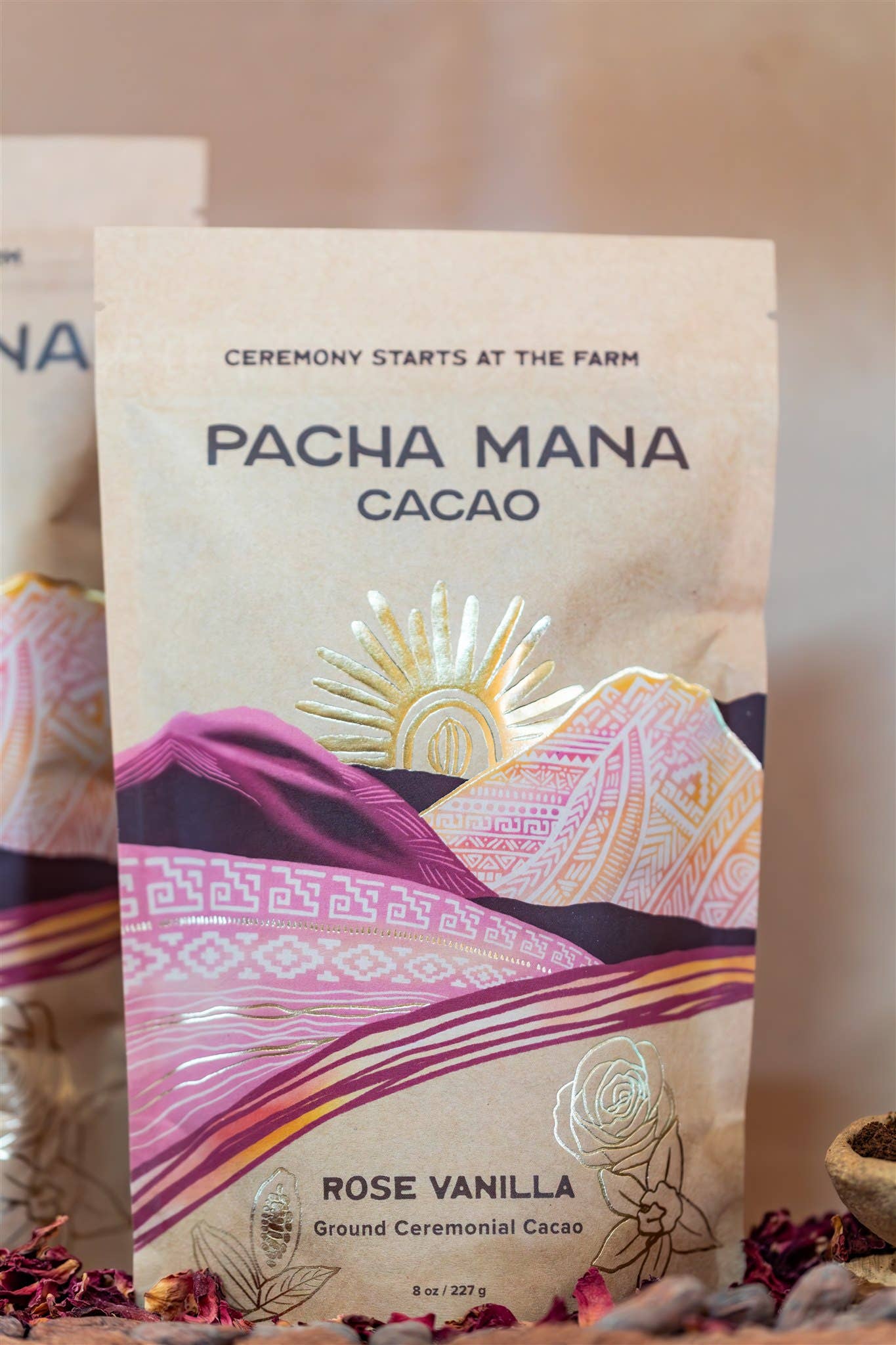 Pacha Mana Cacao - Wholesale Hot Cocoa Mix/Kit - Rose Vanilla | Ground Ceremonial Cacao 5