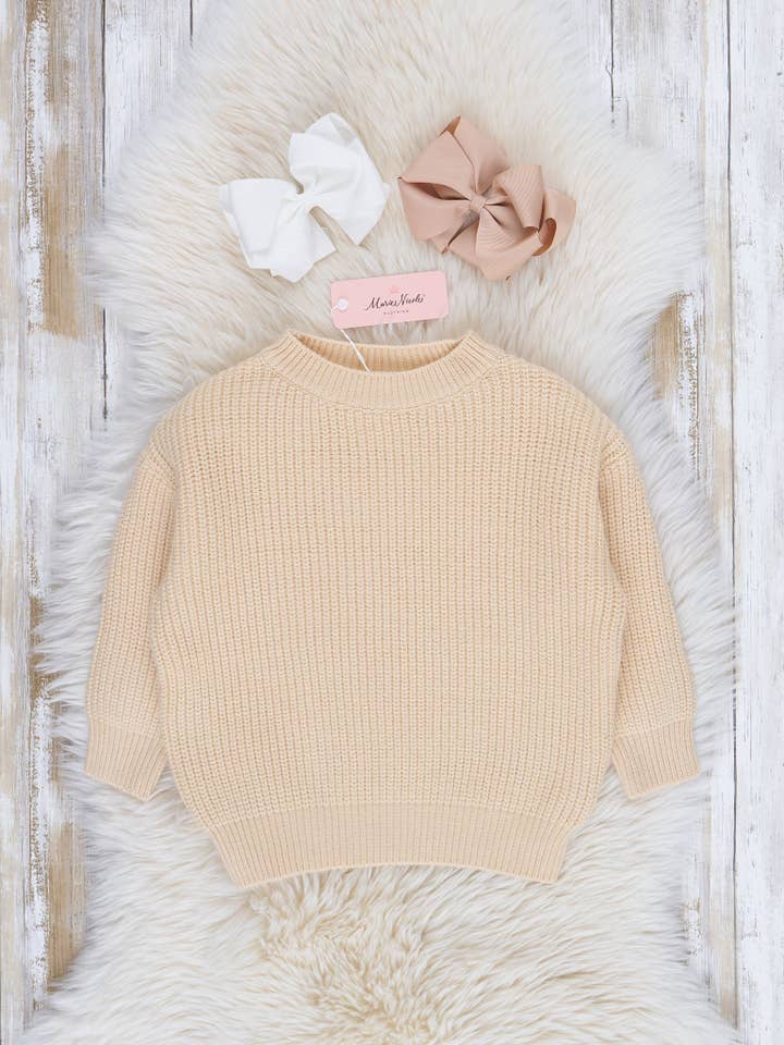Marie Nicole Clothing - Wholesale Knit Sweater - Kids - Softest Mock Neck Sweater