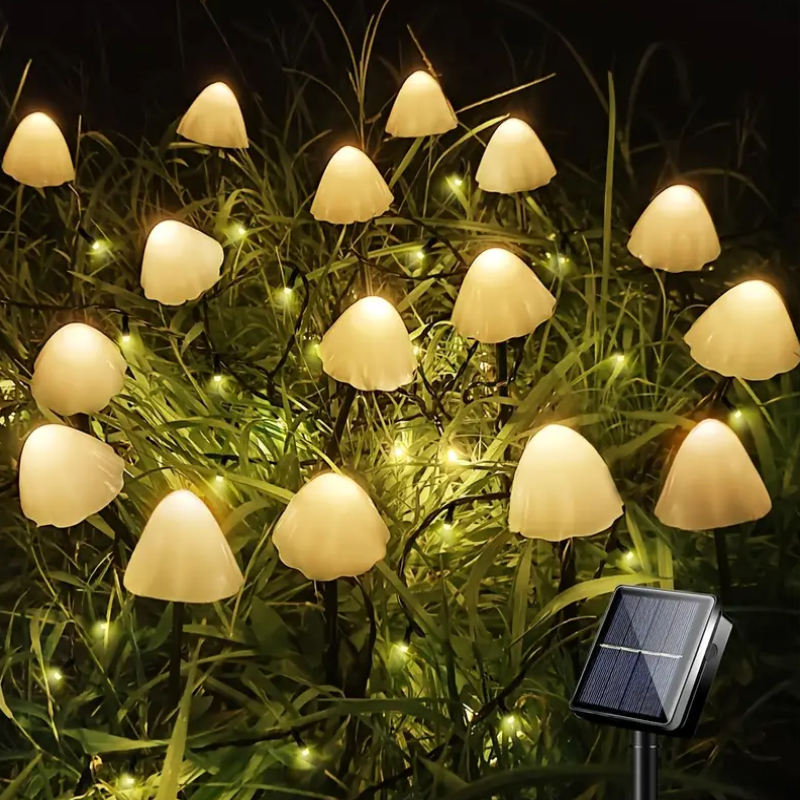 Kiyo Home - Wholesale Outdoor/Lawn Light - Solar Mushroom Lights1