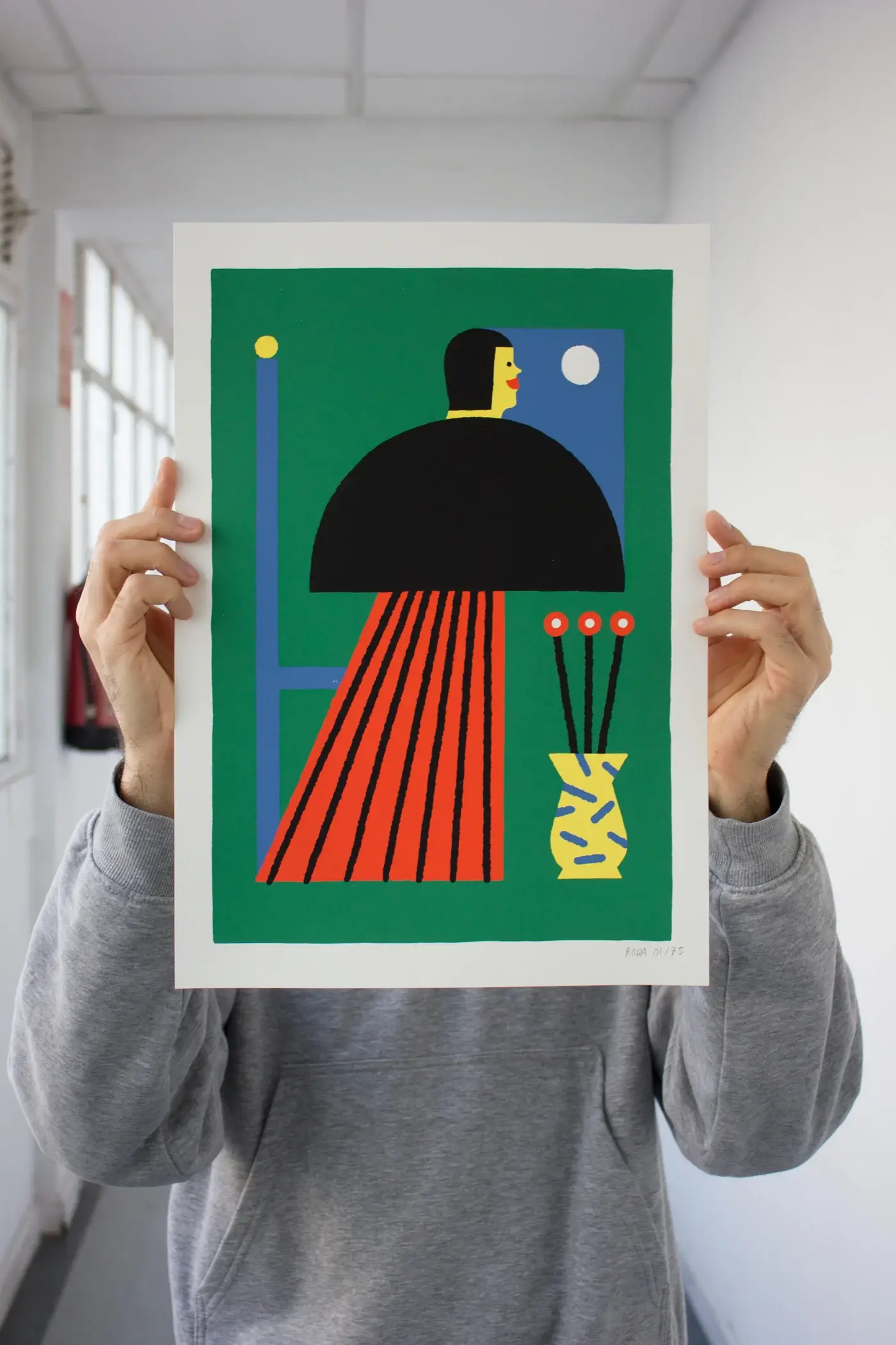 RODA - Vendita all'ingrosso Stampa artistica - Serigrafia Nit a la Finestra1