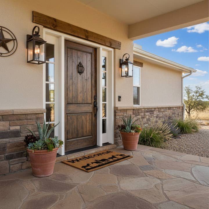 Calloway Mills - Wholesale Door Mat - Horses Welcome Western Doormat2