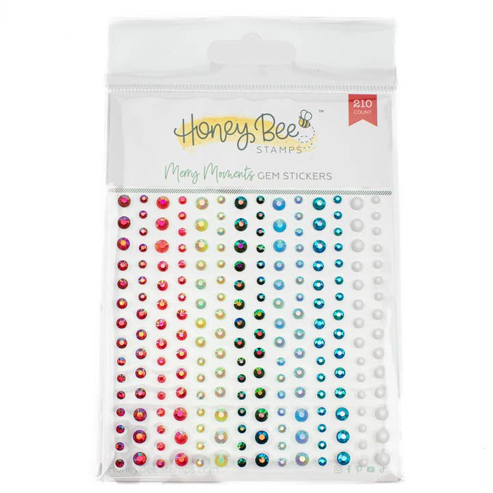 Honey Bee Stamps - Wholesale Sticker - Merry Moments - Gem Stickers - 210 Count1