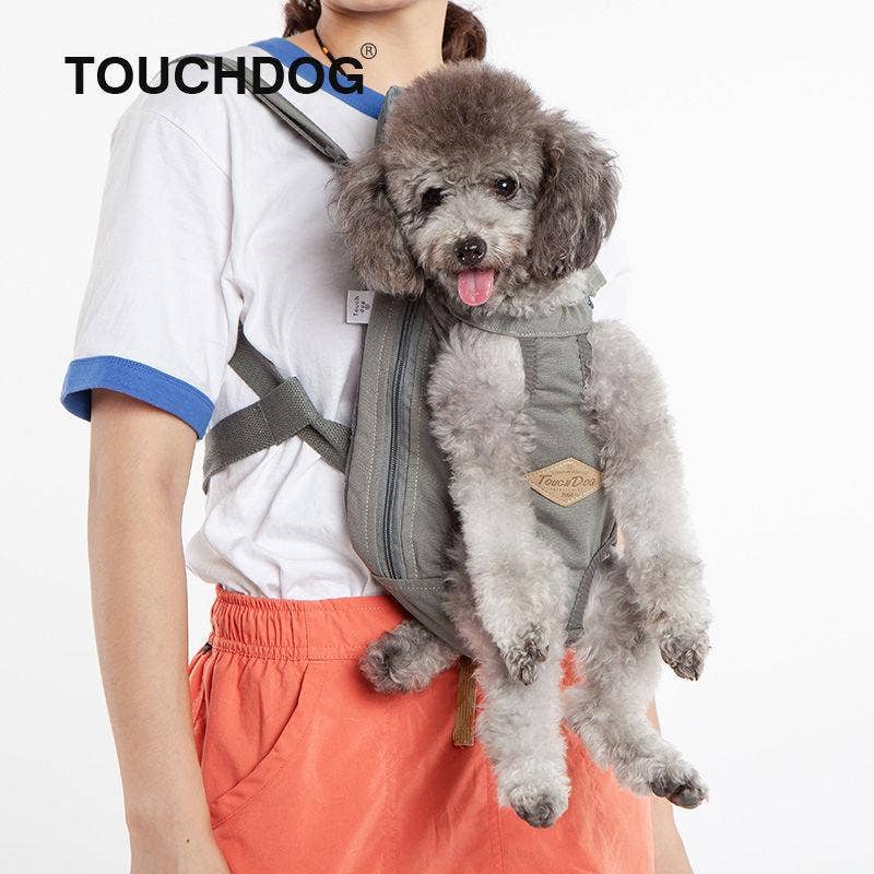 Pet Life - Vendita all'ingrosso Trasportino - Cani - Touchdog ® Wiggle-Sack Trasportino per Cani Frontale e Zaino alla Moda2