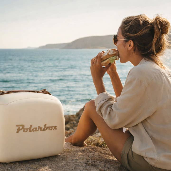 Polarbox Kühlbox Creme 6L Gold Edition für den Großhandel von BADAWIN