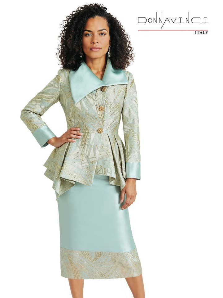 Donna Vinci, Style 12269 - 2pc. Jacket & Skirt Set for wholesale by Donna Vinci